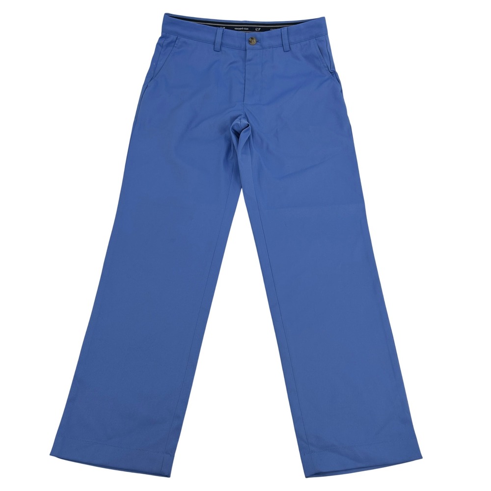 Vineyard Vines Links Pant Men's 30x30 Blue Golf Performance Straight‎ Casual
